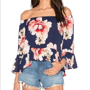 Off the Shoulder Floral Top